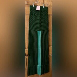 NWT XS Hanifa SIA MAXI KNIT SKIRT